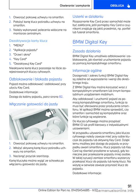 Bmw I Instrukcja Obs Ugi In Polish Pages