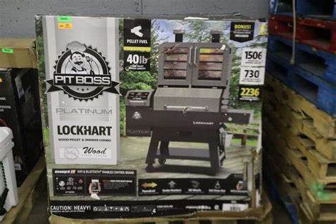 Pit Boss Platinum Lockhart Wood Pellet and Smoker Combo - Matthews ...