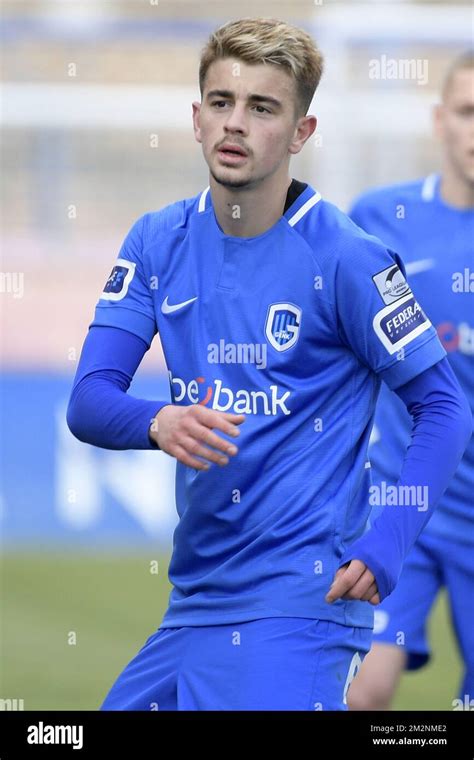 Genk S Edon Zhegrova Pictured During A Friendly Soccer Game Between