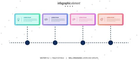 Infographic Timeline Template with icons 28618941 Vector Art at Vecteezy