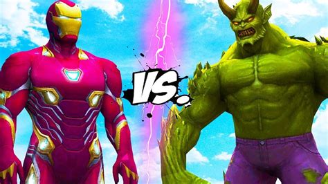 IRON MAN VS ULTIMATE GREEN GOBLIN EPIC BATTLE TeamSuper YouTube