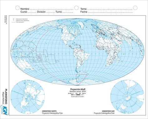 Mapas Escolares Instituto Geográfico Nacional