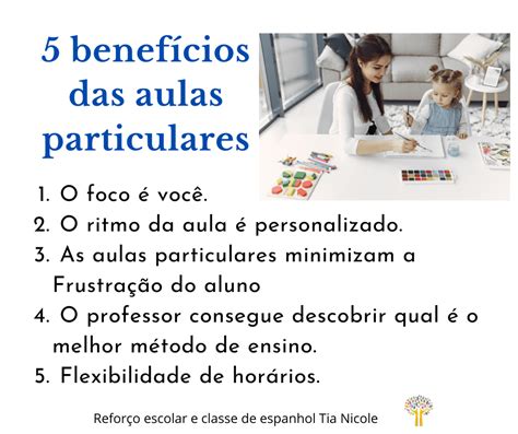 Aulas de reforço escolar infantil vantagens e benefícios