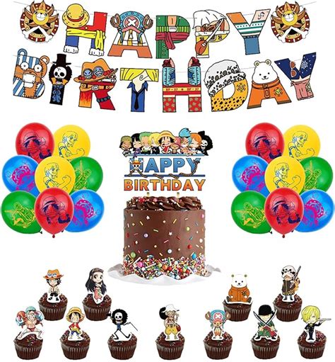 One Piece Birthday Decoration One Piece Birthday Party Decorations One