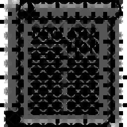 declaration letter icon   glyph style