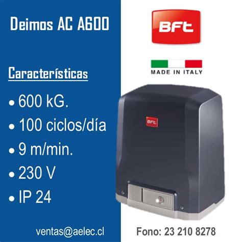 Bft Deimos Ac Aelec Cl