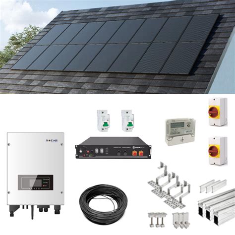 4 73kW 11 Panel Hybrid Solar Power Kit With 4 8kWh Battery Storage