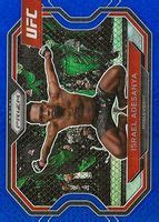 Israel Adesanya 2021 Prizm UFC 120 Blue 199 Price Guide Sports Card