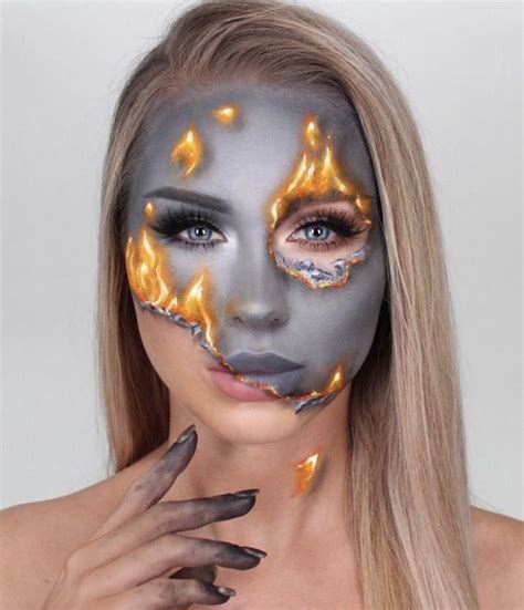 Pin On ️ Fun With Makeup ️ Creative Halloween Makeup Crazy Makeup Amazing Halloween Makeup