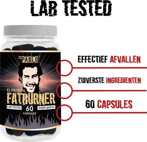 GoPablo Fat Burner Afslankpillen 60 Capsules Groene Thee Extract