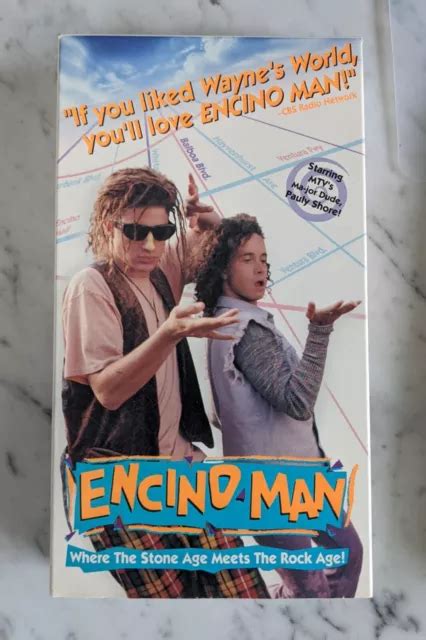 Encino Man Vhs Sean Astin Brendan Fraser Pauly Shore Comedy Movie