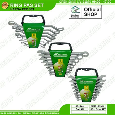 Jual Kunci Ring Pas Set Pcs Kagon Kaikai Mm Mm High Quality