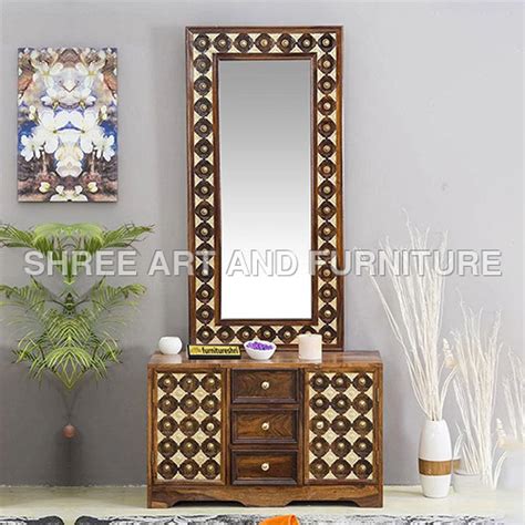 Fsdt Sheesham Wood Dressing Table With Mirror At Inr In