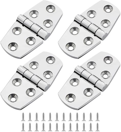 316 Stainless Steel Boat Hatch Hinges3 Inch X 1 12 Inch 76 X 38mm Polished