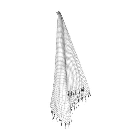 Towel - Free 3D Model by cgaxis