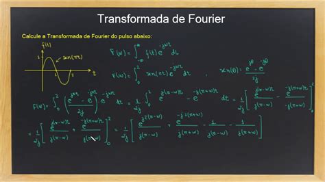 Transformada De Fourier Com Exemplo Resolvido Youtube