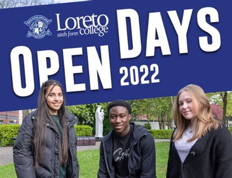 Loreto College Manchester on Twitter: "Have you booked for our upcoming ...