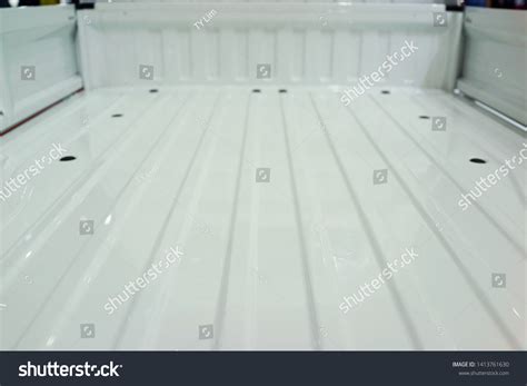 White Truck Bed Empty Bed Modern Stock Photo 1413761630 Shutterstock