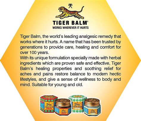 Buy Tiger Balm Red White Ointment Combo For Effective Relief From