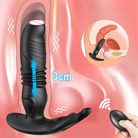 Vibrador De Tap N Anal De Empuje De Masaje De Pr Stata Masculino Para