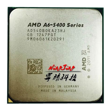 AMD A6 Series A6 5400 A6 5400B 540B 3 6 GHz 듀얼 코어 CPU 프로세서