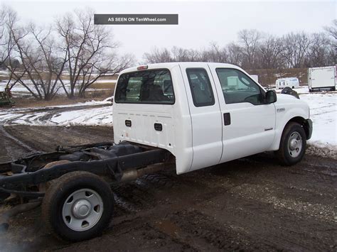 2004 Ford F250 Extended Cab 6 0l Diesel Cab And Chassis 4x2