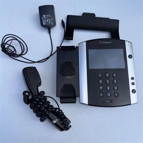 Used Polycom Vvx Ip Phone Poe With Stand Charger