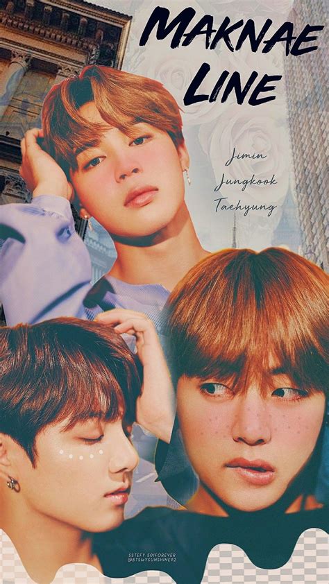 Maknae Line Lockscreen Wallpapers 💜 Bts Maknae Line Bts Merch