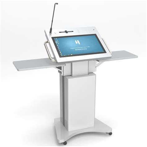 Adjustable Smart Classroom Podium Touchscreen Conference Smart Digital ...