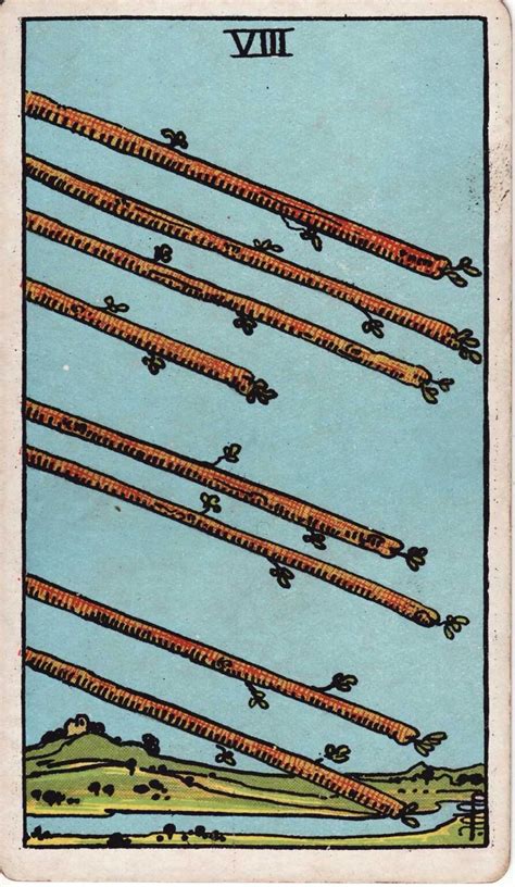 Significado del ocho de Bastos en el TAROT Guía 2021