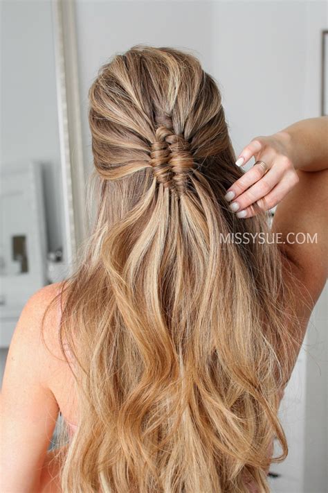 Half Up Diamond Infinity Braid Missy Sue