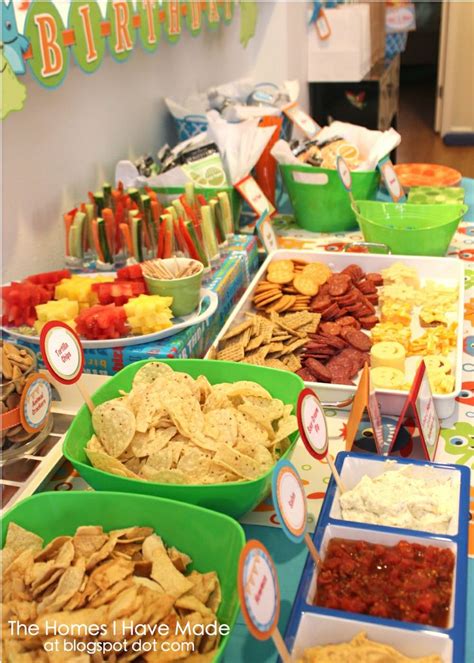 Kids Party Food Ideas Buffet