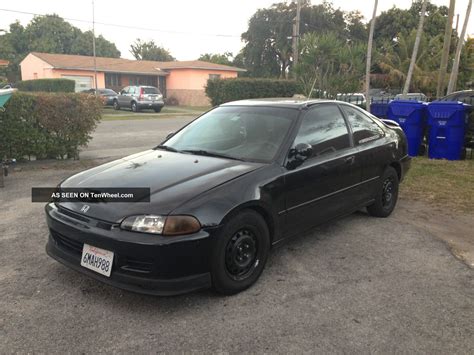 1995 Honda Civic Ex Coupe 2 Door 1 6l