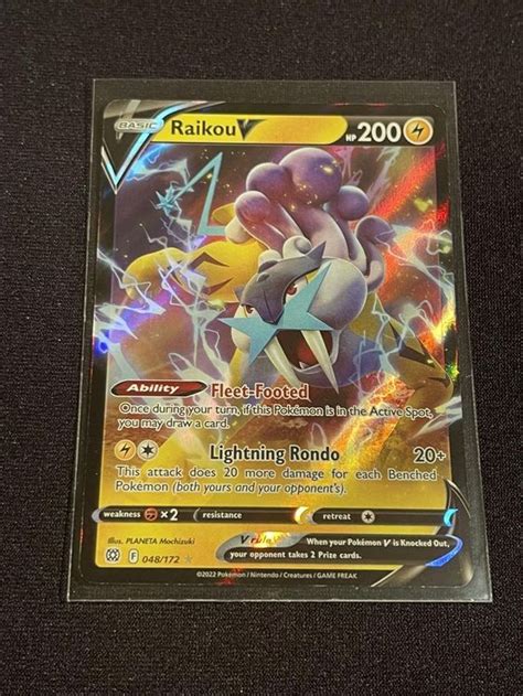 Pokemon Karte Raikou V Brilliant Stars Kaufen Auf Ricardo