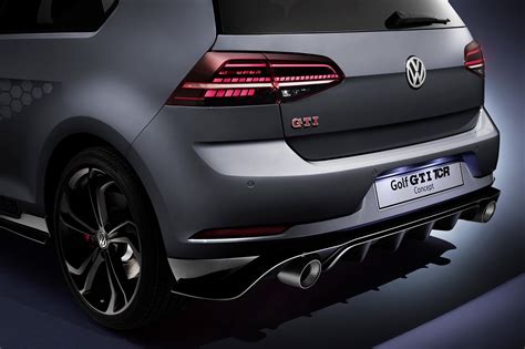 Volkswagen Golf Gti Tcr Concept 2018 Une Golf échappée Dun Circuit