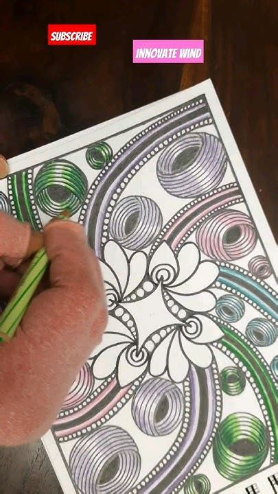 Beautiful Zentangle Art Drawing Zentangle Zendoodle Trending Colourful Shortvideo Shorts