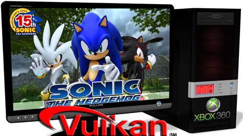 Xenia Xbox 360 Emulator Sonic The Hedgehog 2006 Ingame Vulkan