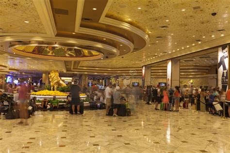 Mgm Hotel Lobby In Las Vegas Nv On August 06 2013 Editorial Image