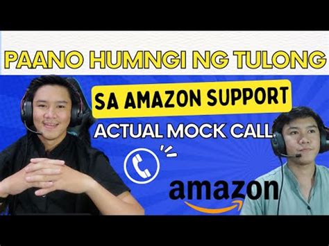 PAANO HUMINGI NG TULONG SA AMAZON SUPPORT Amazon Management Video