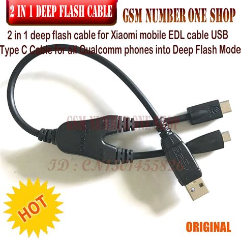 2 In 1 Deep Flash Cable For Xiaomi Mobile Edl Cable Usb Type C Cable