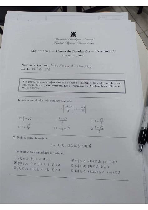 Parcial Ahoja 1 Matemática Studocu