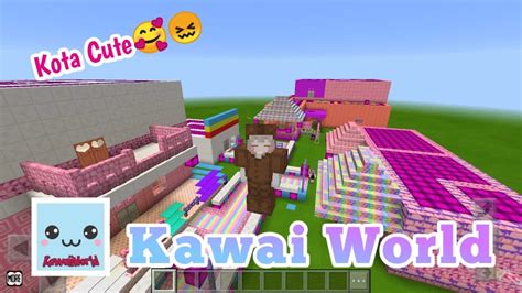 Drama Kawai World Minecraft Pergi Ke Kota Baru Yang Imut Youtube