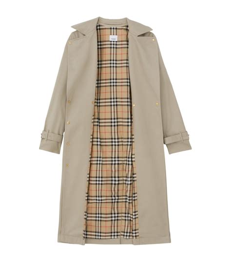 Burberry Burberry Cotton Gabardine Belted Trench Coat Editorialist