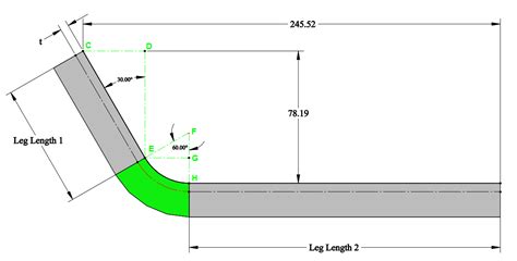 Calculating Bend Allowance Bend Deduction And K Factor