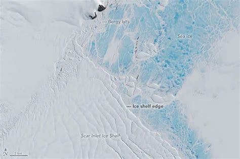 Collapsing Beauty: Image of Antarctica's Larsen Ice Shelf | Space