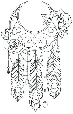 Free Printable Bohemian Coloring Pages