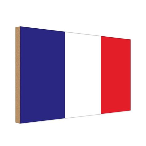 Letrero De Pared Madera X Cm Frankreichs Flag Of France