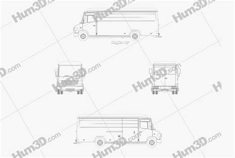 Mercedes Benz Vario Panel Van Lwb High Roof 2011 Blueprint