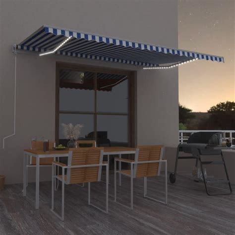 Maison Exclusive Tenda Automatica Con Sensore Vento E Led X Cm