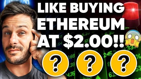 These 3 Altcoins Are The Next Ethereums Like Buying ETH In 2016